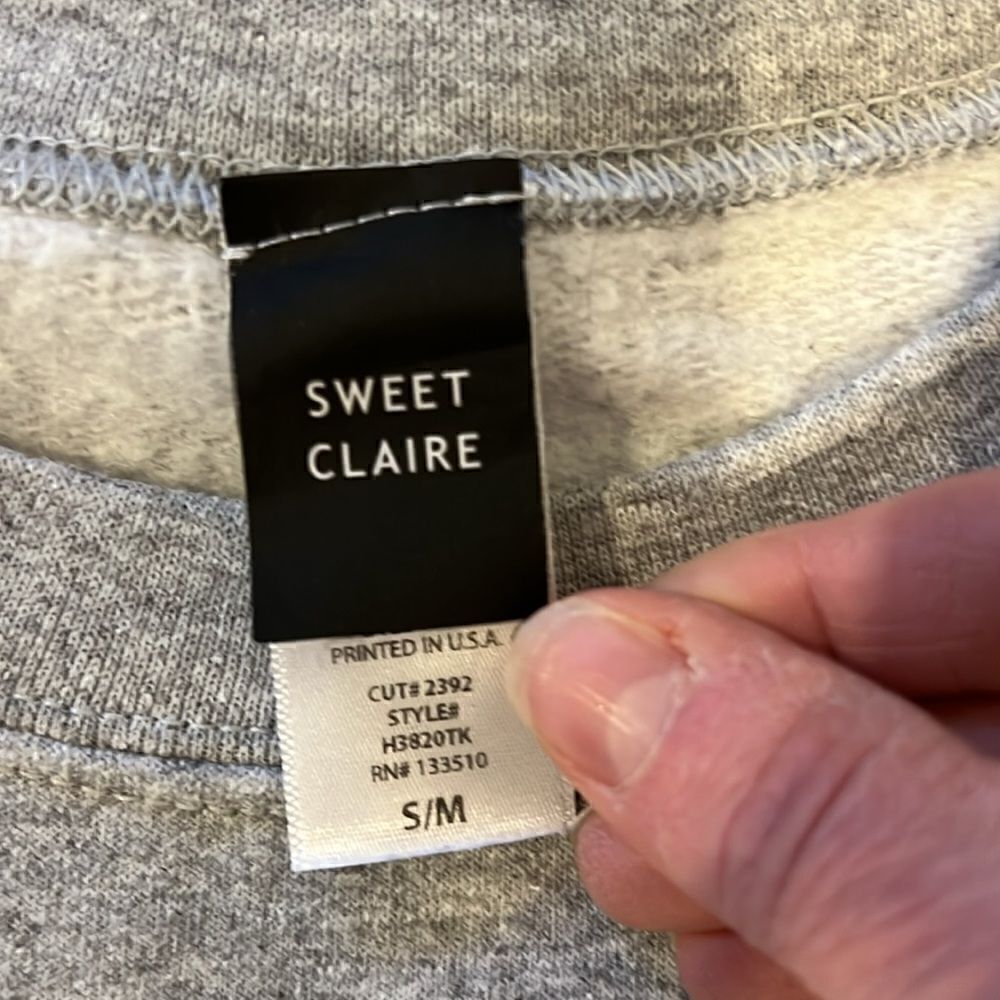 Smile Sweatshirt by Sweet Claire - Picture 3 of 3